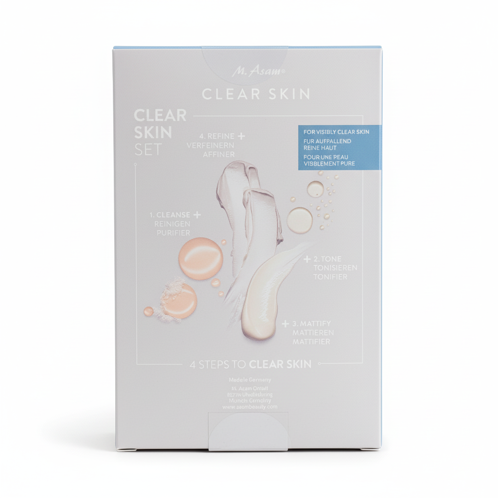 CLEAR SKIN Gesichtspflege Set (4-teilig)