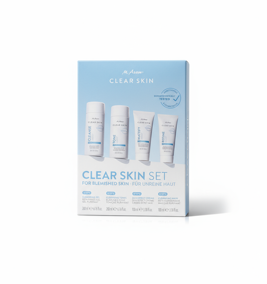 CLEAR SKIN Gesichtspflege Set (4-teilig)